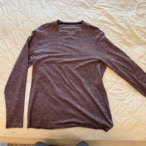 lululemon athletica Men's Heathered Brown Shirt